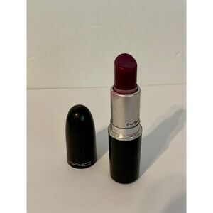 MAC Satin Lipstick REBEL USED Original Formula VTG Deep Purple *SEE PHOTOS*